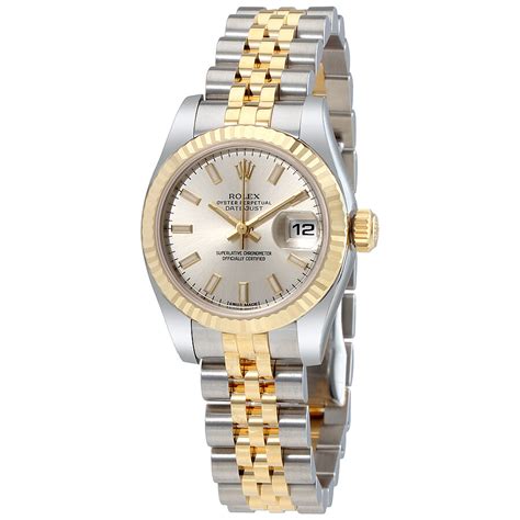 silver and gold women's rolex watch|Rolex all gold watch.